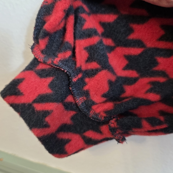 Bibi Flannel Plaid Tunic 1/4 Zip Top Exposed Stitching NWOT Small Oversized - Picture 9 of 12